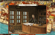 The harbor master. Do not miss any treasure map. A browser game with fame and fortune.